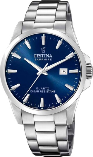 Festina Swiss Made F20024/3 - Herre - 41 mm - Analog - Kvarts urverk - Safirglass Festina Swiss Made F20024/3 - Herre - 41 mm - Analog - Kvarts urverk - Safirglass