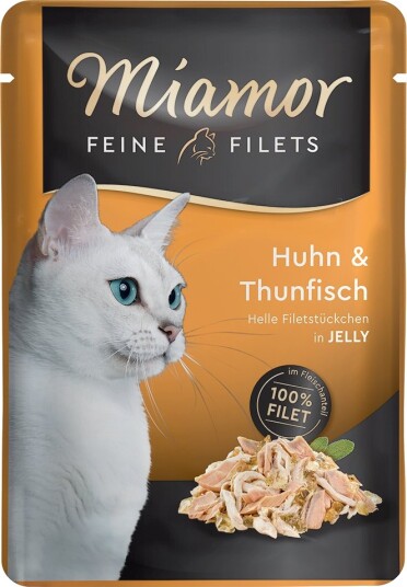 Miamor Våtfôr Fine Filéter I Gelè & Tunfisk Kylling 24 X 100 G Miamor Våtfôr Fine Filéter I Gelè & Tunfisk Kylling 24 X 100 G