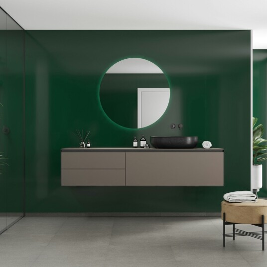 Baderomspanel Fibo 5231 M00 Bottle Green