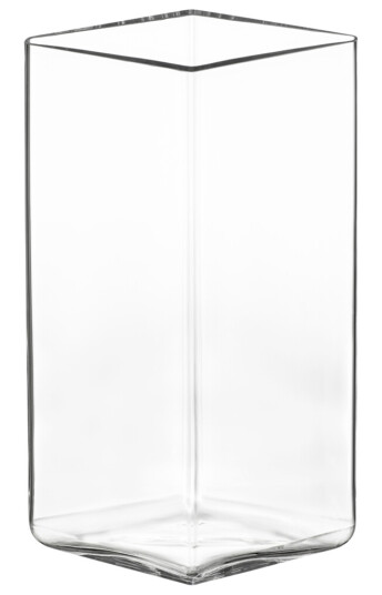 Iittala Ruutu vase 18cm klar Iittala Ruutu vase 18cm klar