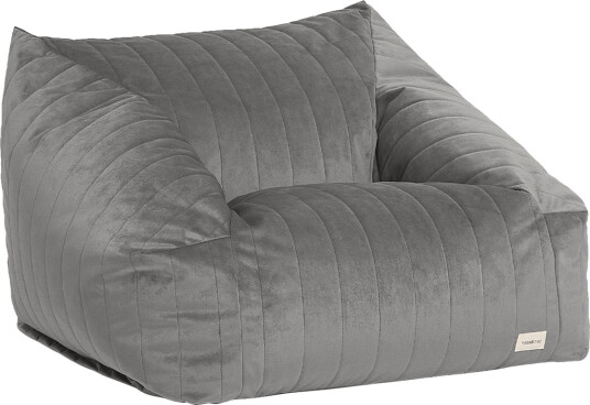 Nobodinoz Nobodinoz Chelsea Velvet Sakkosekk 72x75x42 Grey 72x75x42cm Nobodinoz Nobodinoz Chelsea Velvet Sakkosekk 72x75x42 Grey 72x75x42cm