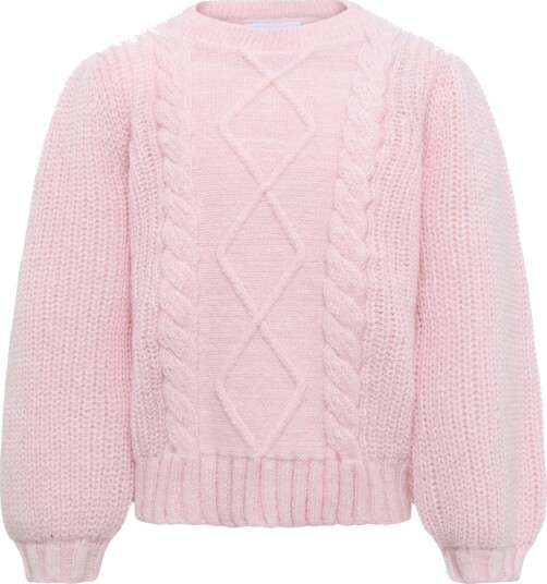 Name It Nkflatrine Ls Knit Pink 122 128