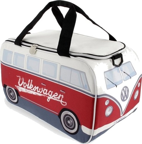 Køletaske, Vw T1 Bus Hvid/Rød 25 Liter