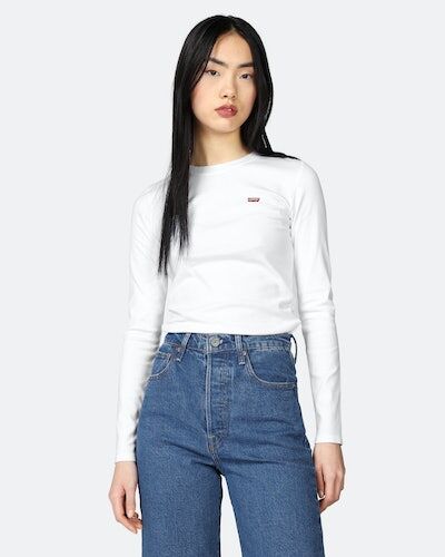 Levis Langermet t-skjorte - LS Baby Tee Blå Female S