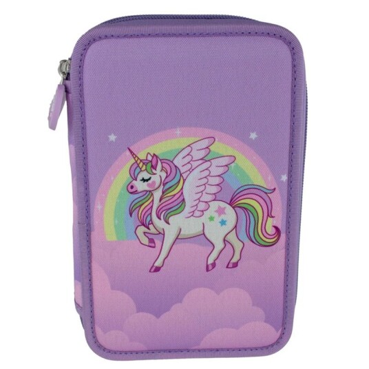 Tinka Cool School Dobbelt Pennal M/ Innhold Pegasus