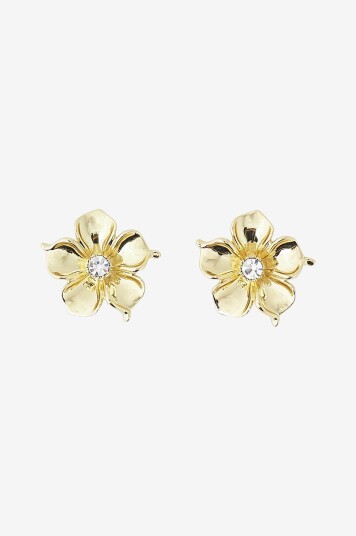 Ioaku Øredobber LA Fleur Studs Gull