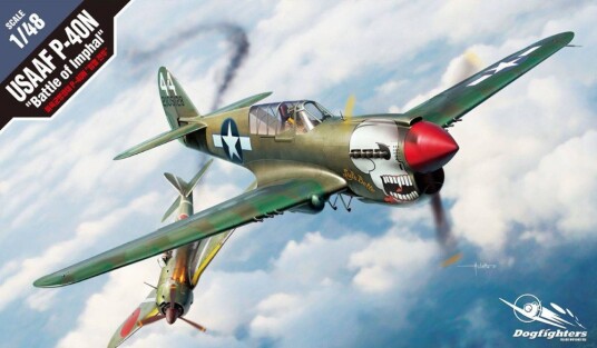 Academy USAAF P-40N Modellfly Byggesett 1:48