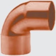 Conex Kobberalbue 90° Dobbel Muffe Serie 5000 22 Mm 5090022000000