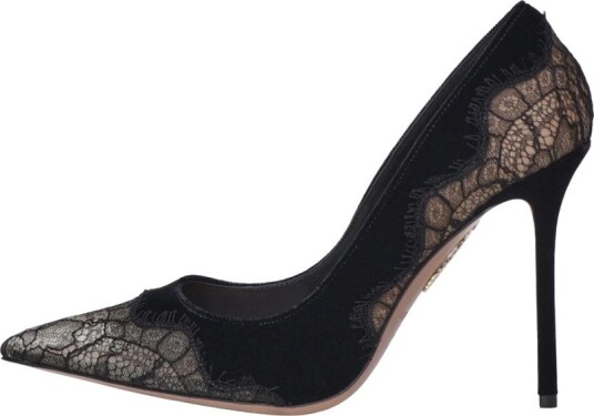 Aquazzura Dame Sko Svart 38 EU,