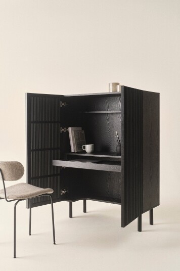 Jotex Skap Med Innebygd Skrivebord Svart SION 2127793020