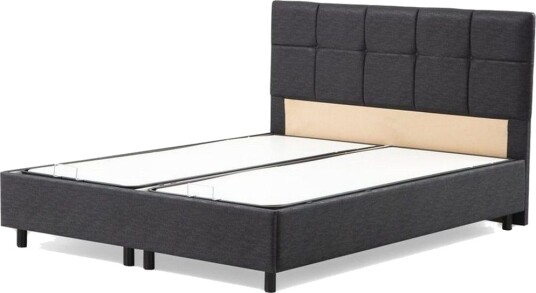 Dobbelseng Base & Hodegavl Sudalmuni antrasitt 150 x 110 x 200 cm