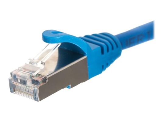 Netrack Koblingskabel Rj-45 Hann Til Rj-45 Hann 3 M S/Ftp Cat 5E Formstøpt Uten Hindringer Blå