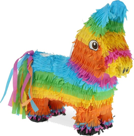 Rxs Pinata fargerikt esel 10042836