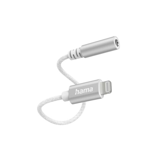 HAMA Lydadapter Lightning Til 3,5 Mm Hvit