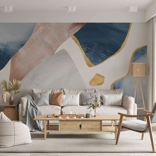 Tapet Abstrakt kunstdesign
