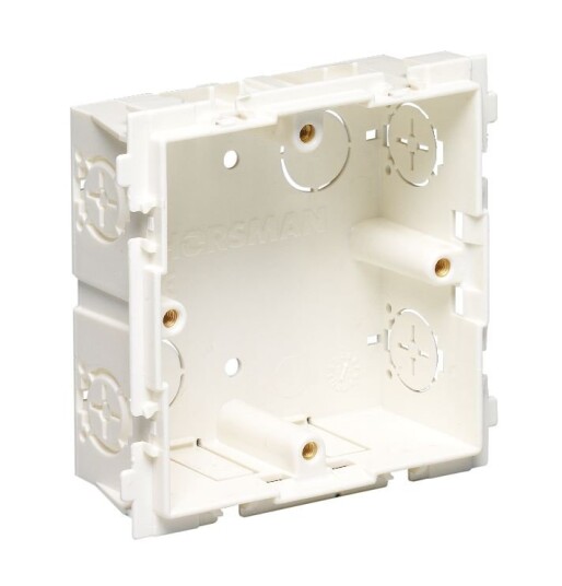 Schneider Electric 5961005 Monteringsboks 30 mm Dobbelt 10 pakning Installasjonsmaterial