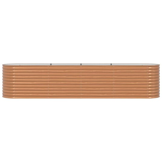  Hevet Bed i Hage Tre effekt Galvanisert Stål 400 x 80 x 81 cm