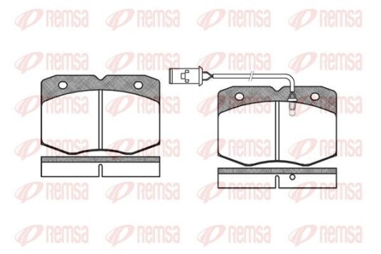 Bremseklosser REMSA 0435.02 Bremseklosser REMSA 0435.02