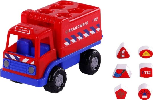 Cavallino 1426NL01 Brannbil Puttekasse 6 klosser 26 cm fra 12 m??neder
