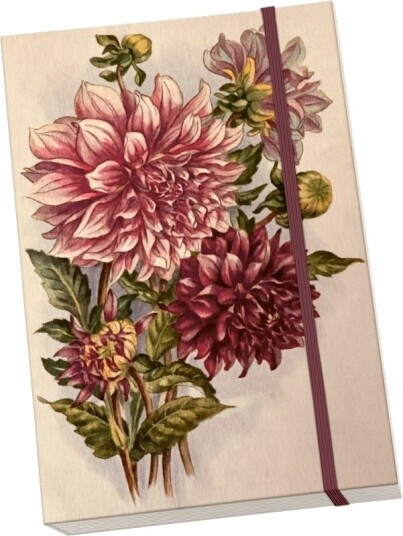 A5 Decorative Notebook: Purple Dahlias | A5 Decorative Notebook: Purple Dahlias |