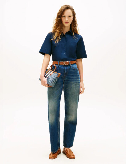 Tommy Hilfiger Th Monoplay Mini Tote Stripe Le Blue ONE SIZE