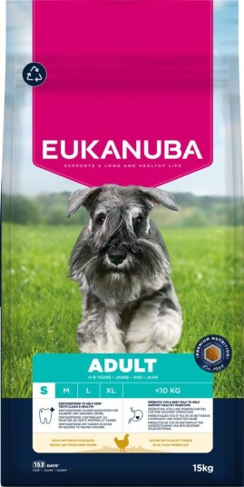 Eukanuba Premium Nutrition Adult Small Breed Kylling Sparepakke 2 X 15 kg