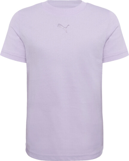 PUMA Ess Centered Cat Logo Tee G Purple 152