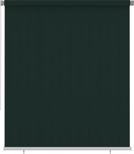 vidaXL Utendørs rullegardin 205 (B) x 230 (H) cm mørkegrønn HDPE