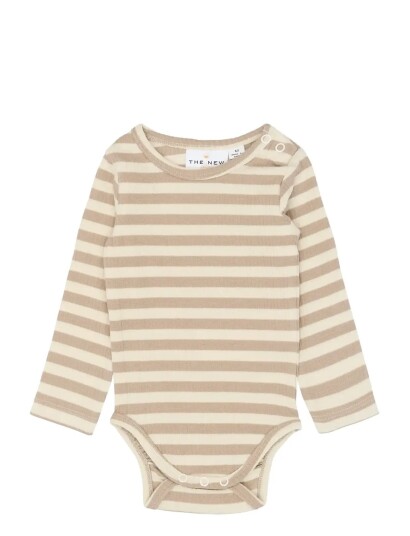 The New Tnsbfro L_S Rib Body - Beige - 74 The New Tnsbfro L_S Rib Body - Beige - 74