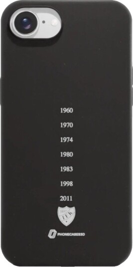 Phonecases3D iPhone 17e/16e HIFK Hockey Compostable Case Svart HIFH56-IP16E