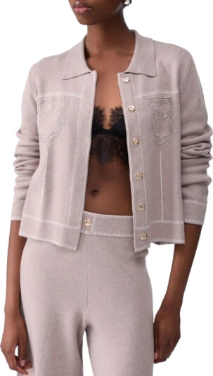 Liu Jo Dame Strikkevarer Beige S,