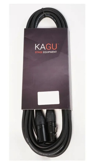 KAGU DMNX3BK DMX kabel 3m 3 pin sort