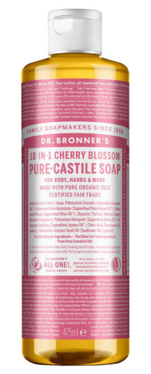 Dr. Bronner's Cherry Blossom Liquid Soap 473ml