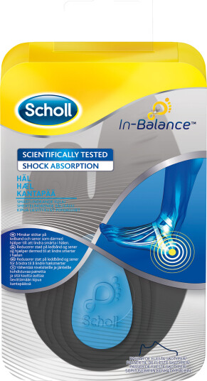 Scholl Innleggssåle Hæl S, 1 par