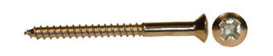 Arvid Nilsson 44604050 Treskrue FN MESS DIN 7995, TKFX 4,0 x 50 mm, 200-pakning