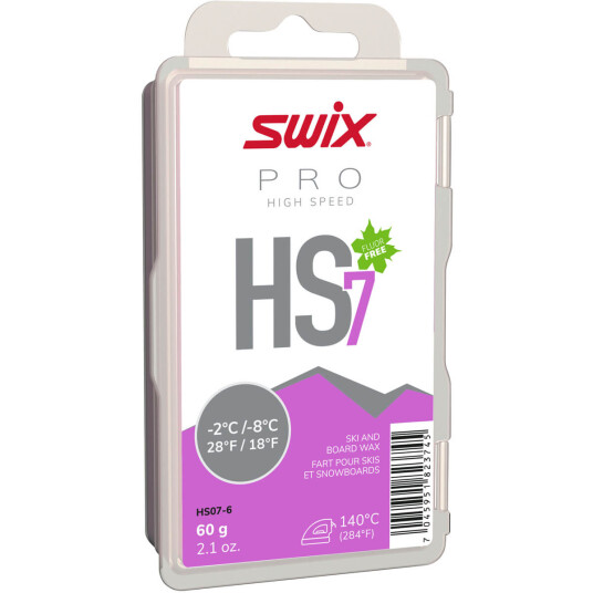 Swix Hs7 Violet, -2°c/-8°c, 60g Swix Hs7 Violet, -2°c/-8°c, 60g