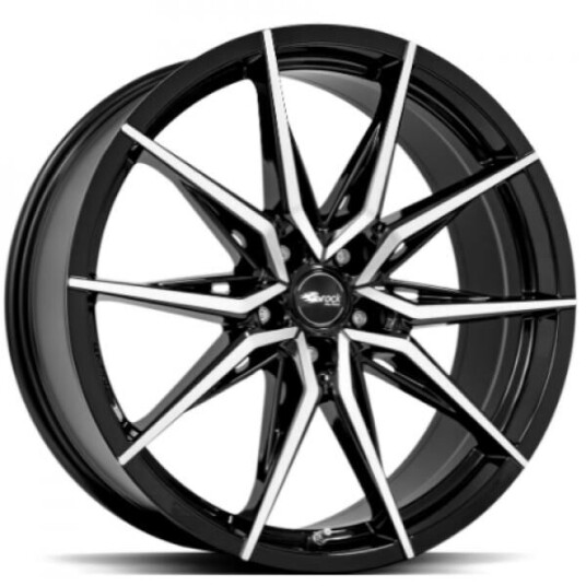 Brock B42 Black Full Polish 9.5x20 5x114.3 ET45 B64.1
