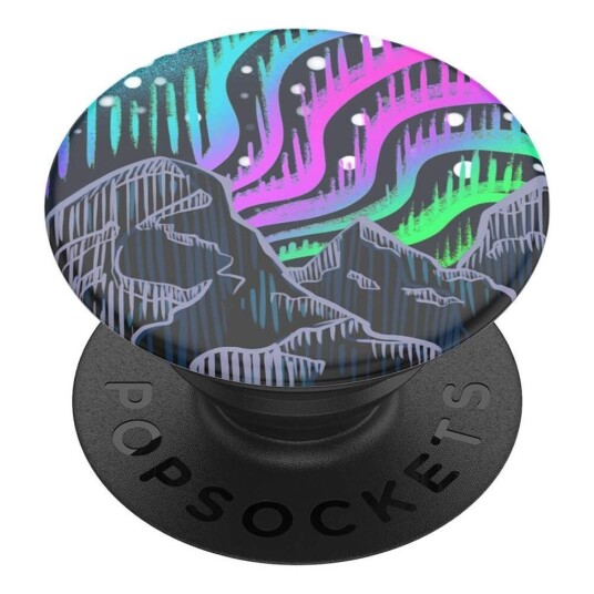 POPSOCKETS PopGrip Borealis Woodcut avtakbart Grep med Stativfunksjon
