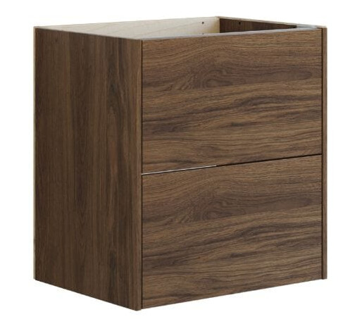 Dansani Inzo Classic Glatt Servantskap 2 Skuff B60 120xh64xd44cm Brun eik / 60cm