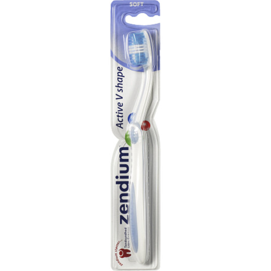 Zendium Tannbørste Active V Shape SOFT