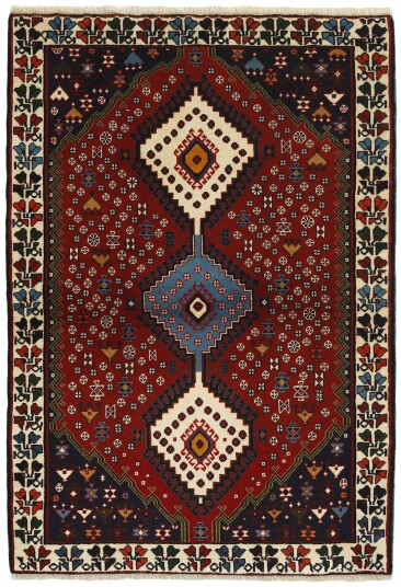 Håndknyttet. Opphav: Persia / Iran Yalameh Teppe 102x148