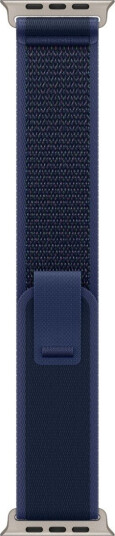 Apple 49mm Blue TrailLoop-M/L Natural Titanium Finish