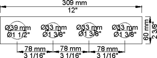 Vola Plate 2004, 4 Hull, Krom