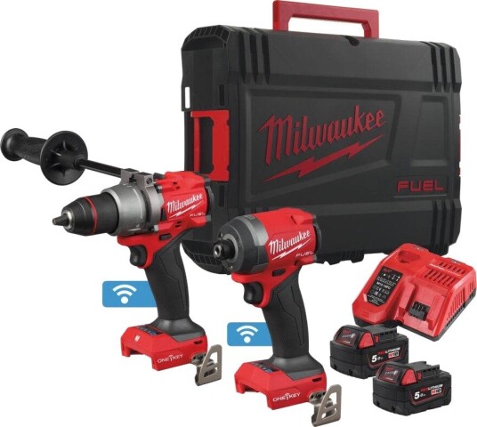 Milwaukee Verktøysett M18 ONEPP2A3-502X Med Batteri Og Lader