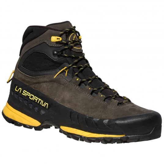 La Sportiva TX 5 GTX Hikingsko Herre, 900100 Carbon/Yellow, 47.5