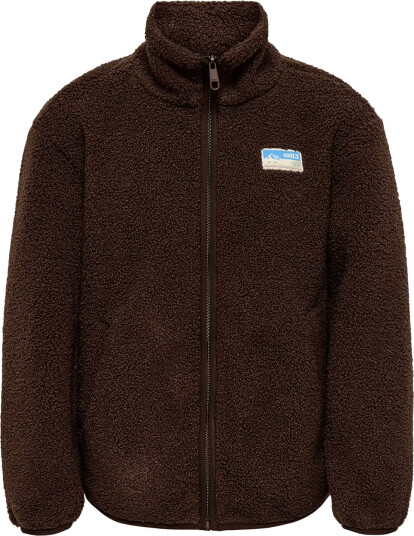 Kids Only Kogeva Life Teddy Jacket Cp Otw Noos Brown 164