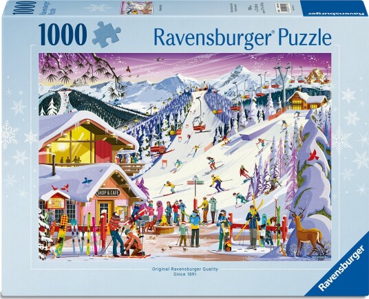 Puslespill 1000 Skibakken Ravensburger Puslespill 1000 Skibakken Ravensburger