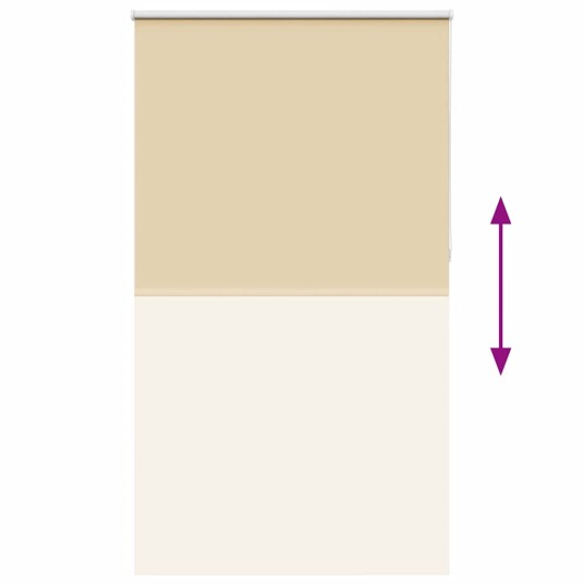 Rullegardin lystette 120x210 cm stoff bredde 116,6 cm polyester 8721158318824