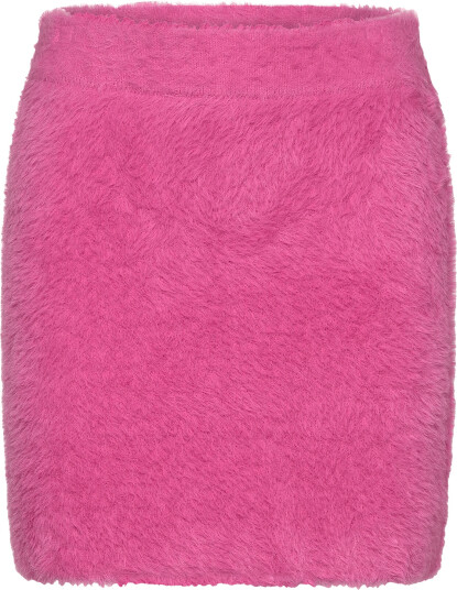 ROTATE Birger Christensen | Printed Fluffy Knit Skirt | XS