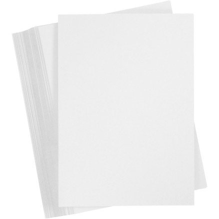 Diverse Kartong A5 ark 148x210 mm 180 g hvit 200 ark 1 pk Diverse Kartong A5 ark 148x210 mm 180 g hvit 200 ark 1 pk